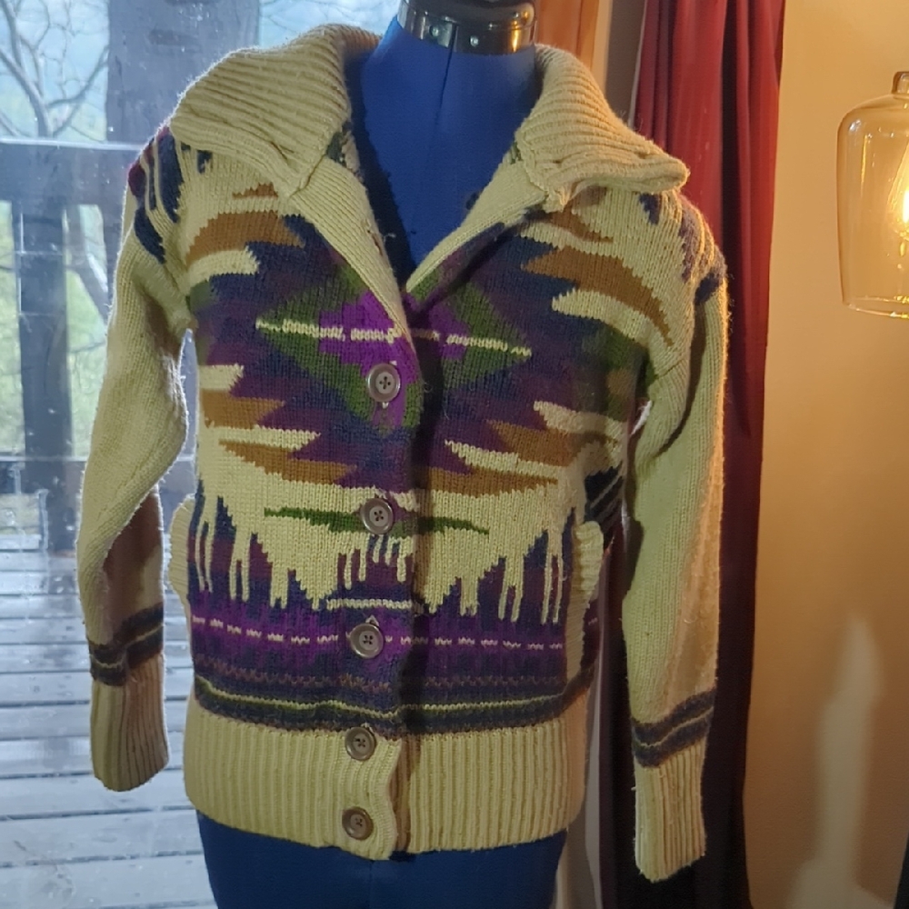 Eddie Bauer Aztec Cardigan